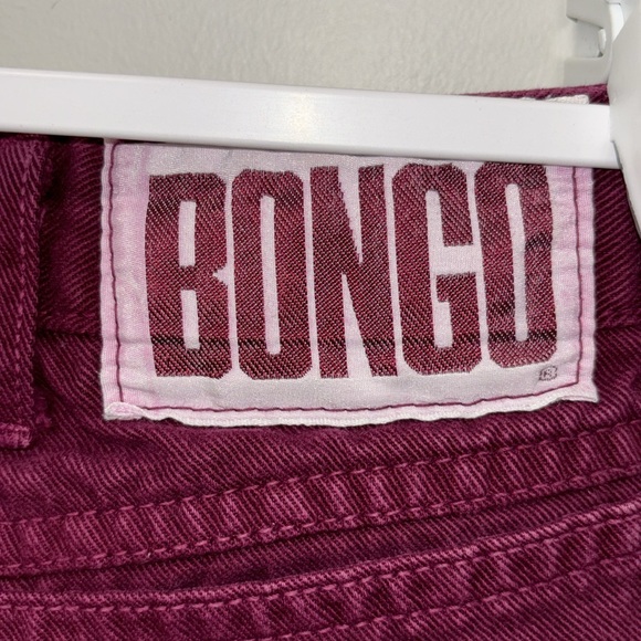 Vintage Bongo high waist exposed button fly tapered jeans 9 - Picture 6 of 11